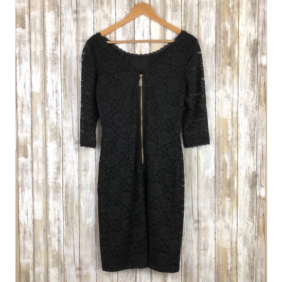 Eliza J Sheath Dress Black size 6 NWOT - Picture 2 of 5